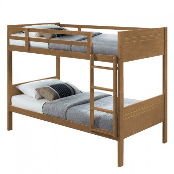 Patrová postel, masivní dřevo, dub, MAKIRA