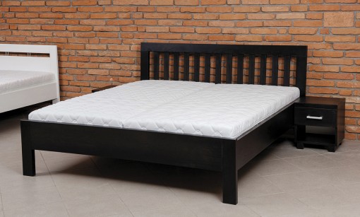 Postel DITTA 90x200cm nízke nožní čelo, Třešeň