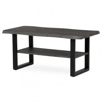 Stůl konferenční, 120x60x55 cm, MDF deska, dekor šedý dub, k